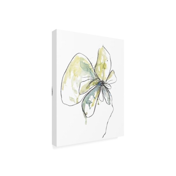 Jan Weiss 'Citron Modern Botanical' Canvas Art,24x32